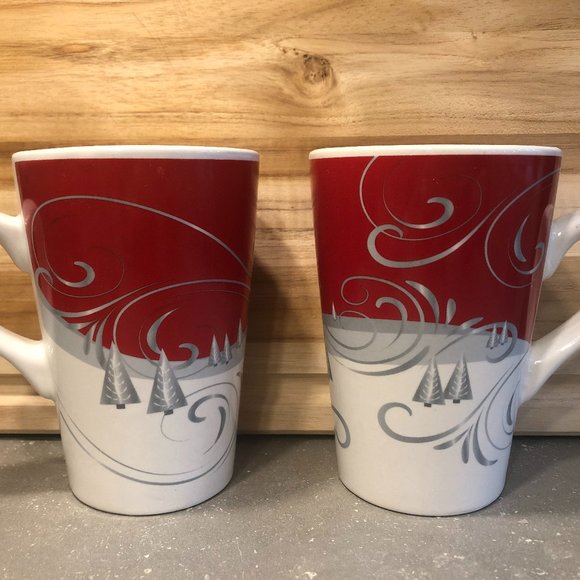 Set of tall holiday mugs - Picture 1 of 1